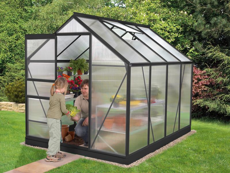 Vitavia Gewächshaus Venus 5000 HKP 4 mm Schwarz