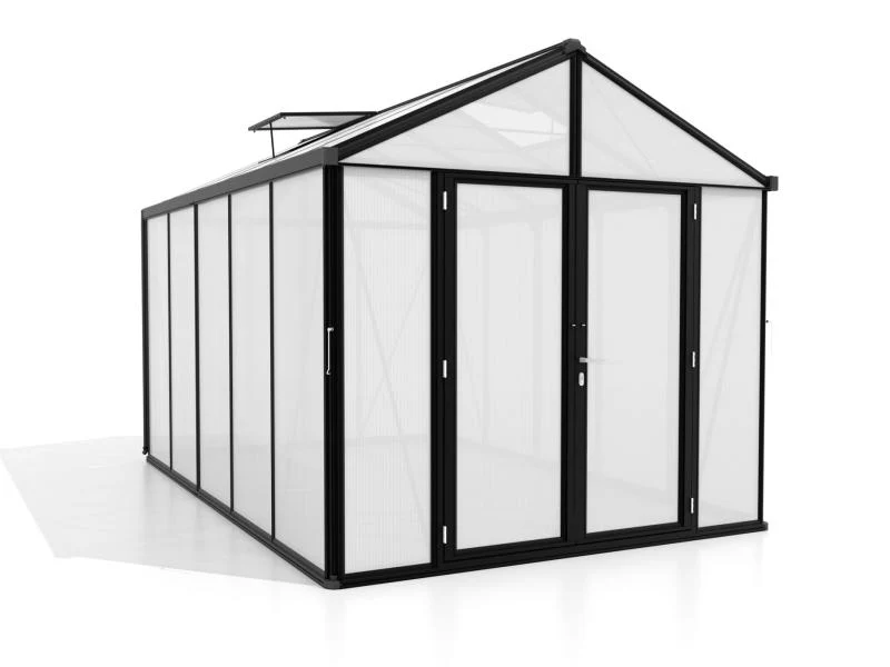 Vitavia Gewächshaus Zeus Comfort 10000 HKP 16mm, schwarz pulverbeschichtet - Image 2