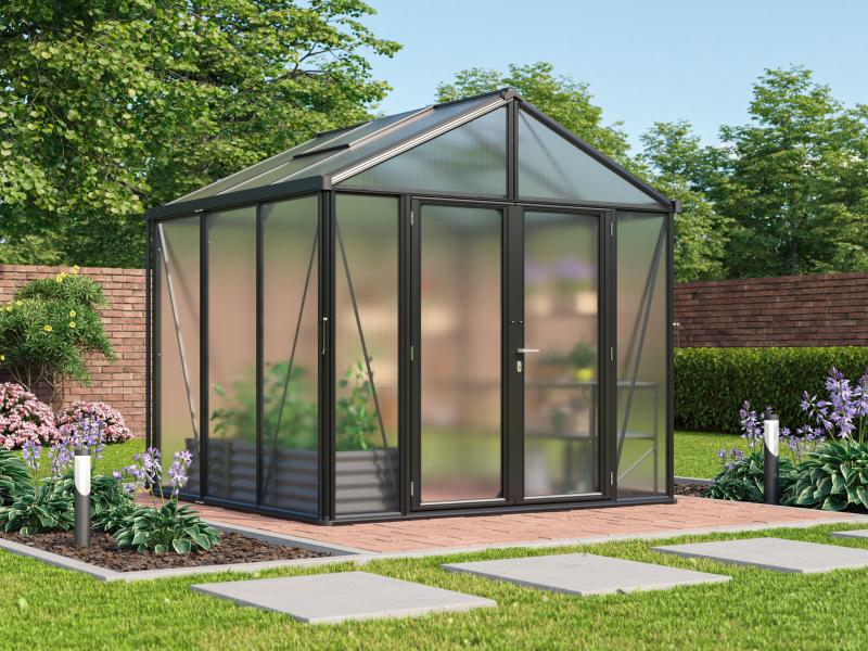 Vitavia Gewächshaus Zeus Comfort 6200 HKP 16mm, schwarz pulverbeschichtet - Image 2