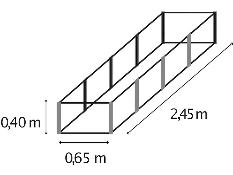 Vitavia Hochbeet Linus L für Gewächshäuser - Image 3