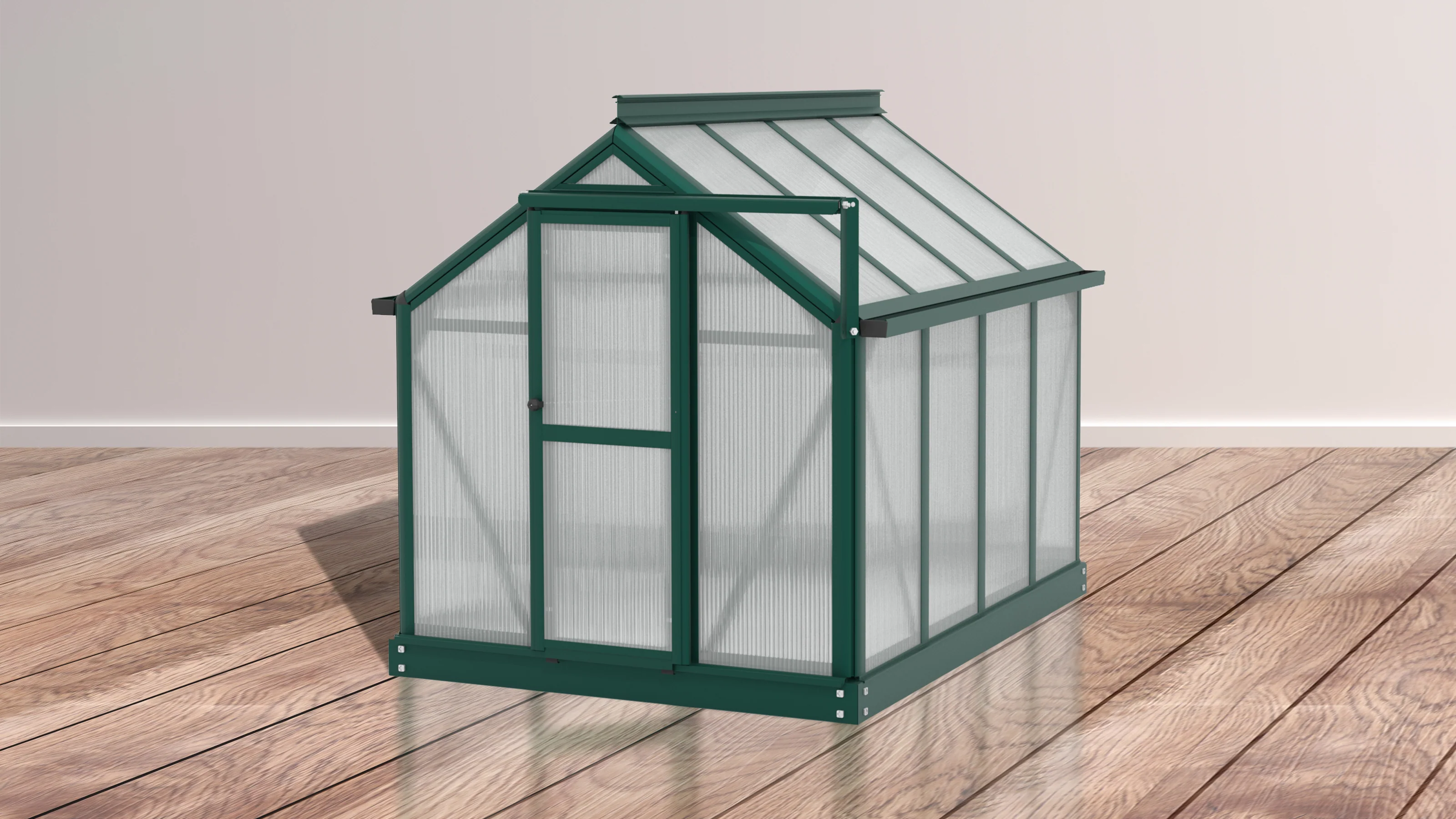 Vitavia Minigewächshaus Merlin HKP 4 mm, Smaragdgrün - Image 4