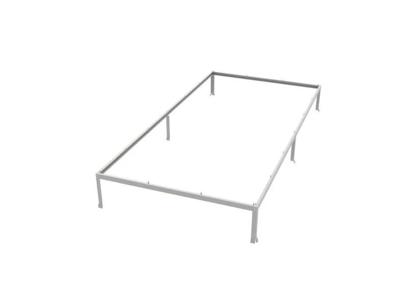 Vitavia Stahl-Fundament 7500, 6 cm für Gewächshäuser alu blank - Image 2