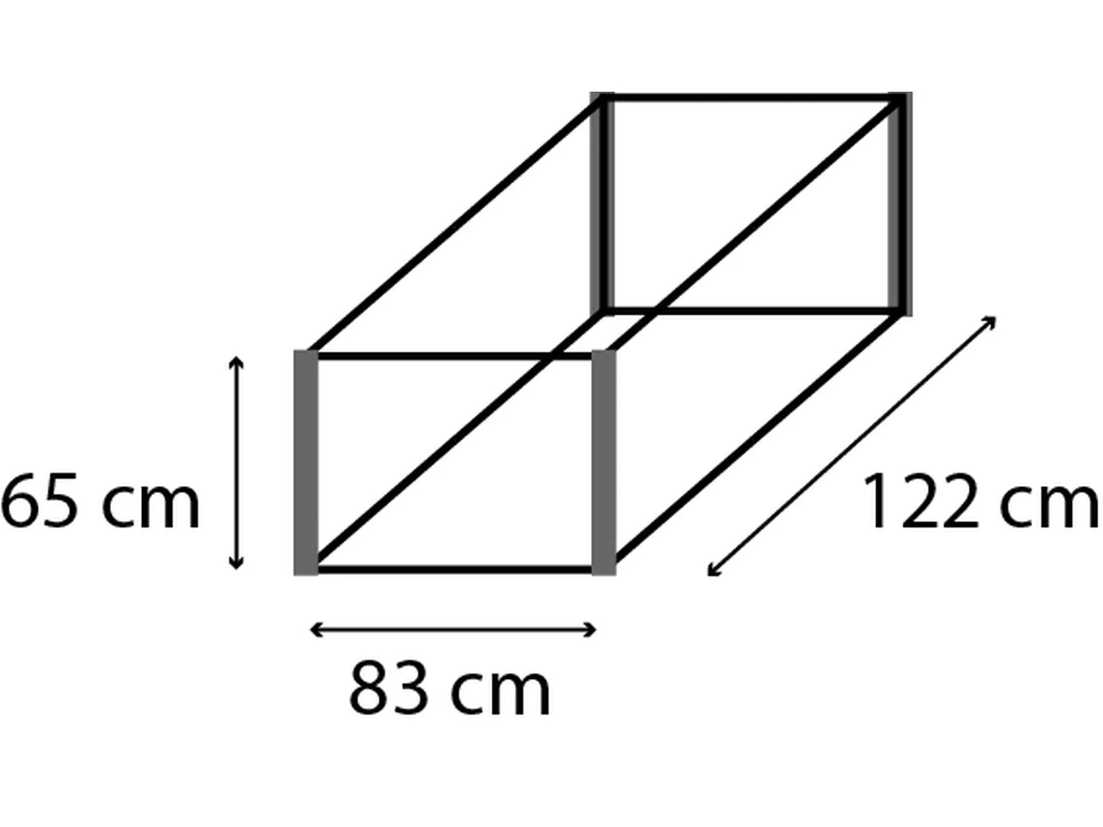 VitaviaRGB Unterbau Gaia Jumbo, granit/schwarz - Image 3