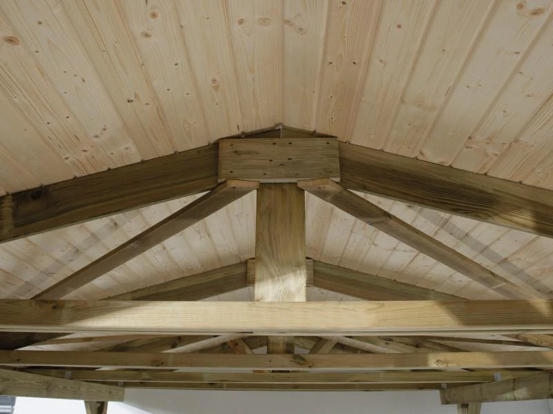 Weka Carport 611 kdi mit Satteldach - Image 4