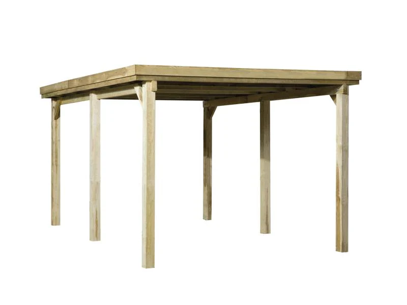 Weka Carport 617 Größe 1 inkl. Stahldach - Image 2