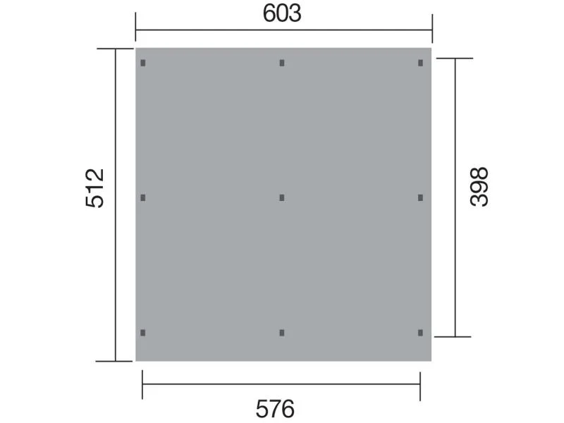Weka Carport 618 Größe 1 kdi - Image 3