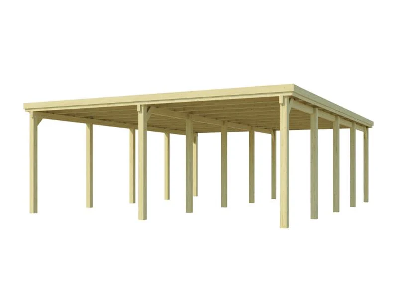 Weka Carport 618 Größe 3 inkl. Stahldach - Image 3