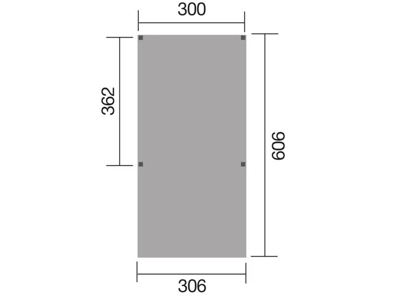 Weka Carport Y-Carport mit Stahl-Dacheindeckung - Image 3