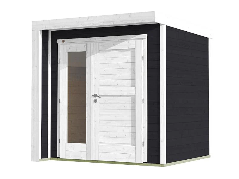 Weka Design-Gartenhaus 262 B anthrazit - Image 2
