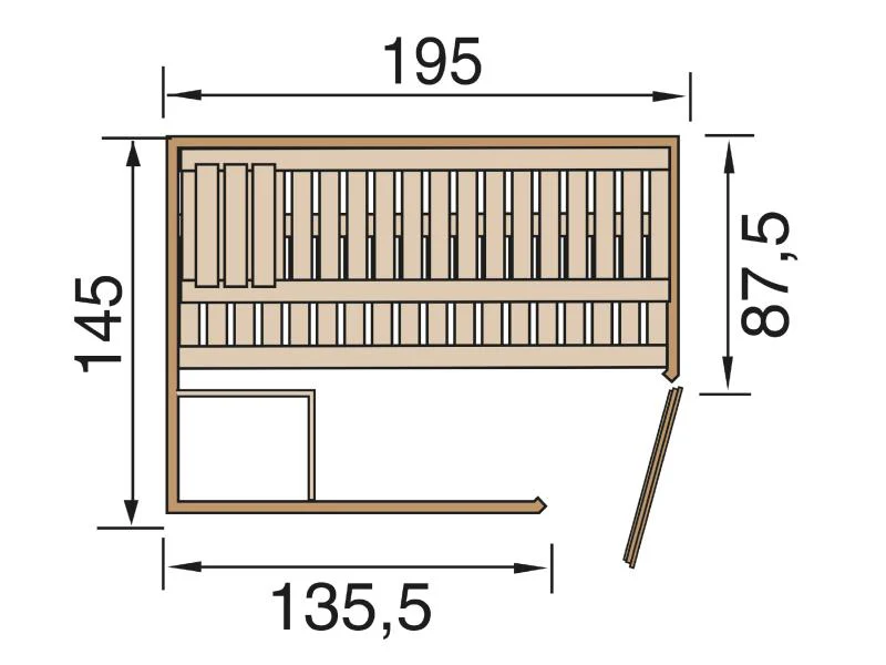 Weka Design-Sauna KEMI Eck GT - Image 2