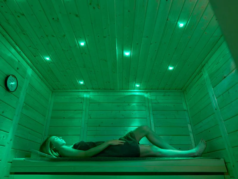 Weka Design-Sauna KEMI PANORAMA 2 inkl. 7,5 kW OS-Ofenset - Image 4