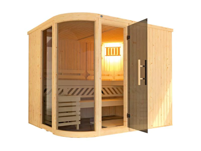 weka Design-Sauna SARA 2 inkl. 9,0 kW OS-Ofenset - Image 3