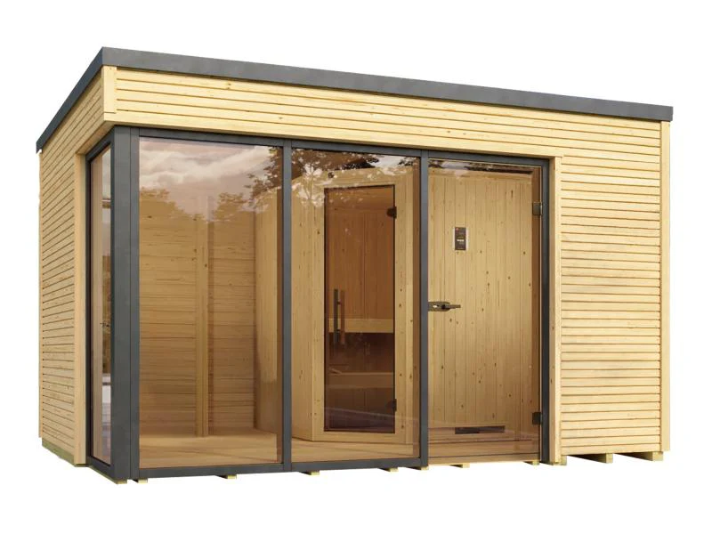 Weka Design-Saunahaus Cubilis, inkl. 9 kW Bioofen (BioS) - Image 3