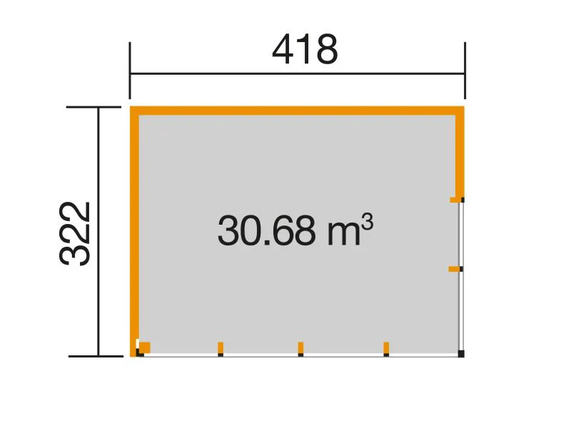 Weka Designhaus 412 Gr. 2 44 mm hellgrau - Image 2