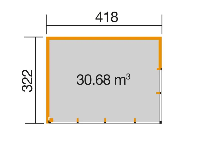 Weka Designhaus 412 Gr. 2 44 mm natur - Image 2