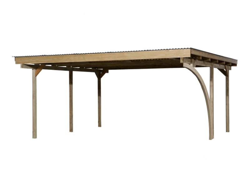 Weka Doppelcarport 616 A mit Rundbogen - Image 2