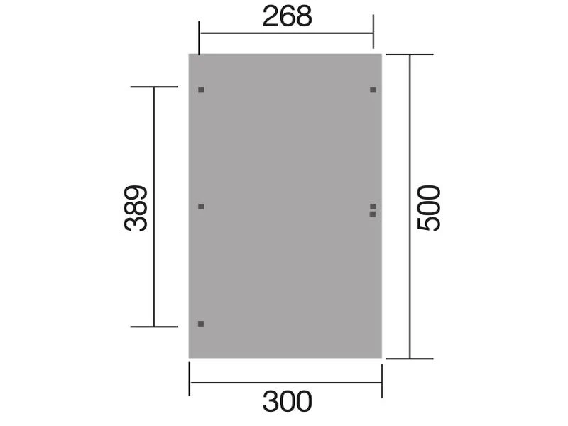 Weka Einzelcarport 606 A Gr. 1 mit Rundbogen - Image 3