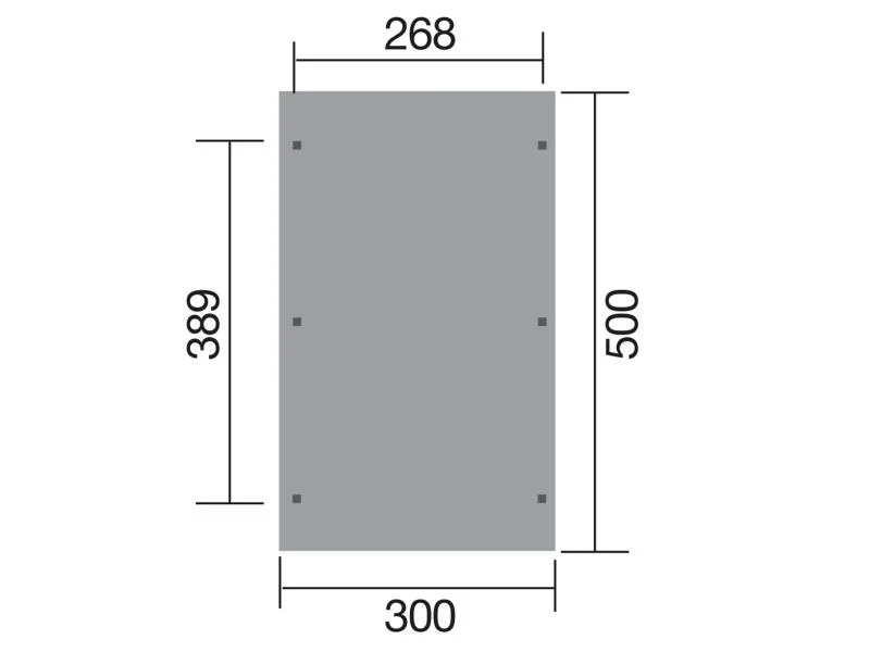 Weka Einzelcarport 606 Gr. 1 - Image 3