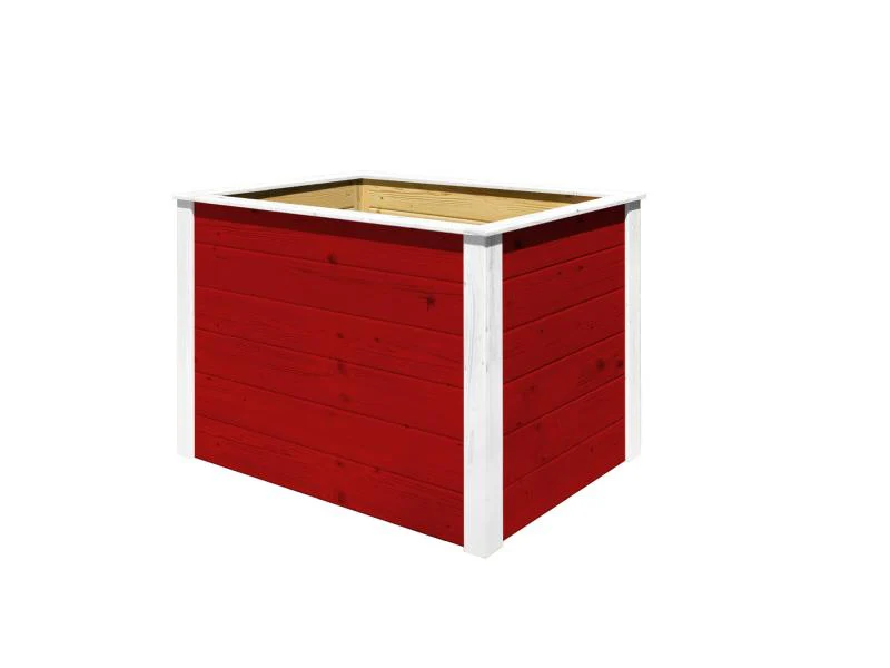 Weka Element-Hochbeet Modular, 21 mm, 98 x 69 cm rot - Image 2