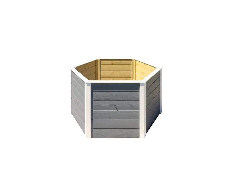 Weka Elementhochbeet 6-Eck 669 grau - Image 2