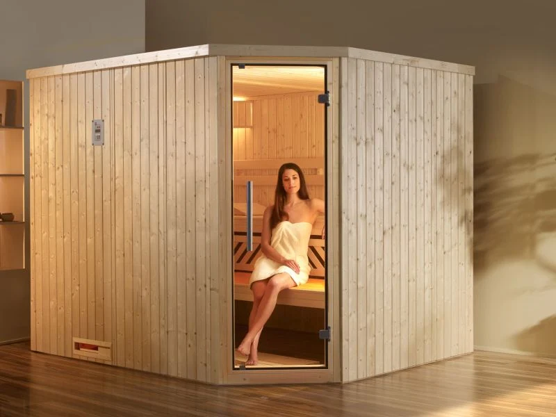 Weka Elementsauna 508 GT Gr. 4 inkl. 7,5 kW Sauna-Ofen mit externer Steuerung (OS) - Image 2