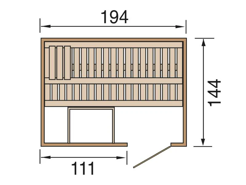 Weka Elementsauna Halmstad 1 GT - Image 2
