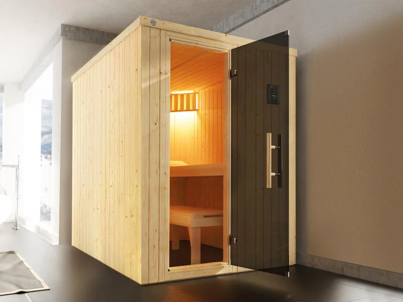 Weka Elementsauna Kaarina 1, inkl. 4,5 kW OS inkl. digitaler Steuerung