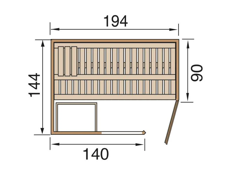 Weka Elementsauna Varberg 1 GTF - Image 2