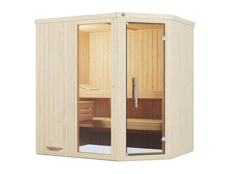 Weka Elementsauna Varberg 1 GTF Trend inkl. 7,5 kW BioS-Ofenset - Image 3