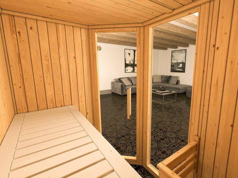 Weka Elementsauna Varberg 1 GTF Trend inkl. 7,5 kW OS-Ofenset - Image 4