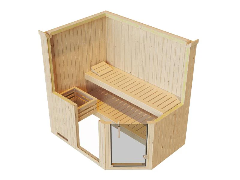 Weka Elementsauna Varberg 1 GTF Trend ohne Ofen - Image 6