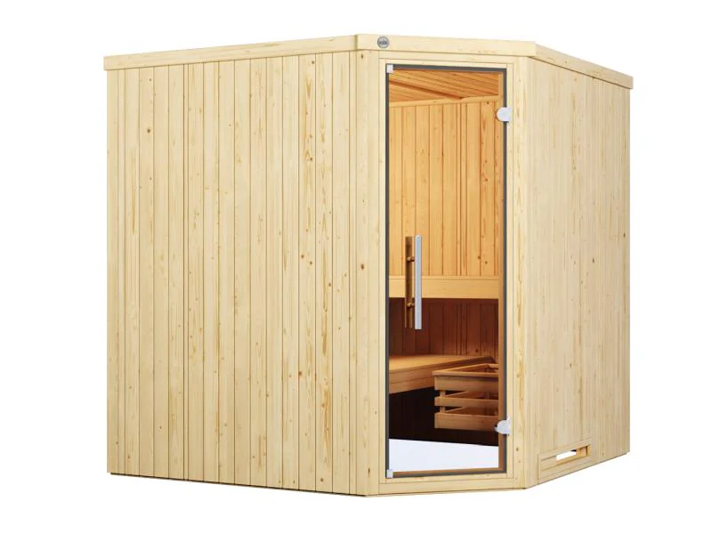 Weka Elementsauna Varberg 3 GT inkl. 7,5 kW BioS-Ofenset - Image 3