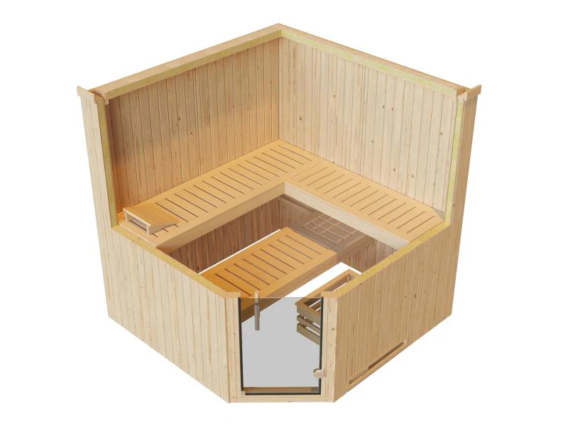 Weka Elementsauna Varberg 3 GT Trend inkl. 7,5 kW OS-Ofenset - Image 6