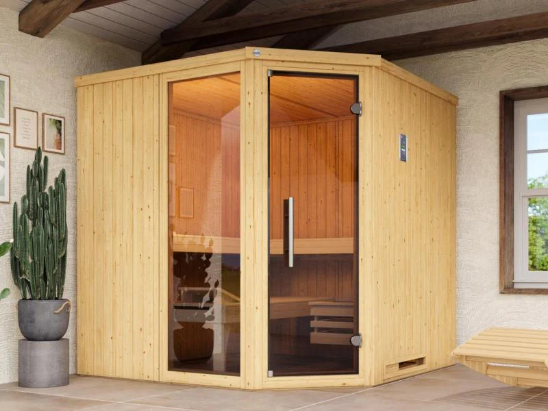 Weka Elementsauna Varberg 3 GTF inkl. 7,5 kW OS-Ofenset