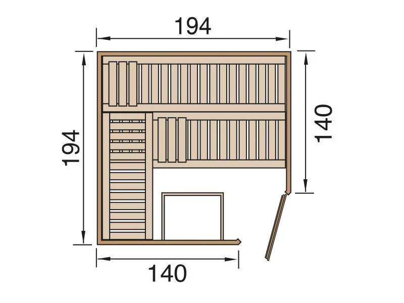 Weka Elementsauna Varberg 3 GTF Trend - Image 2