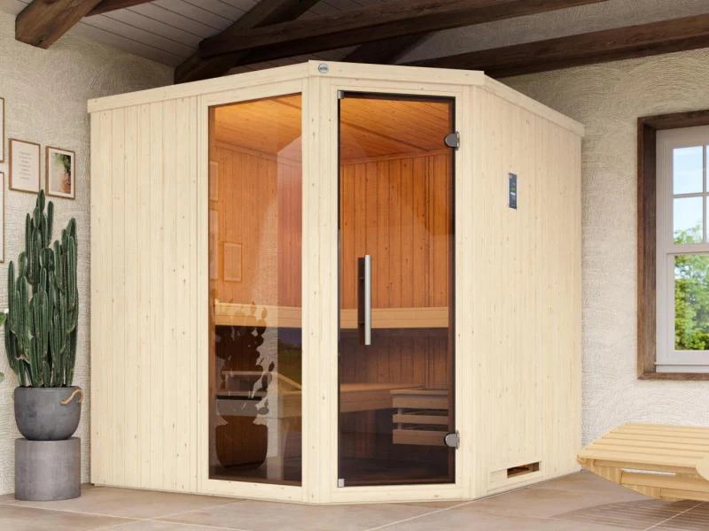 Weka Elementsauna Varberg 3 GTF Trend inkl. 7,5 kW OS-Ofenset
