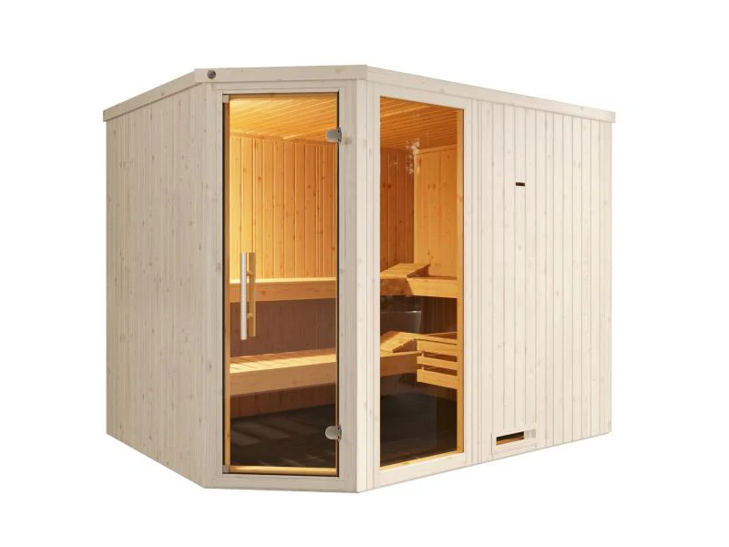 Weka Elementsauna Varberg 4 GTF Trend inkl. 7,5 kW BioS-Ofenset - Image 3
