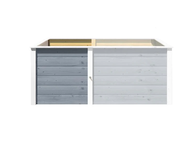 Weka Ergänzungssatz Hochbeet Modular, 21 mm, grau - Image 2