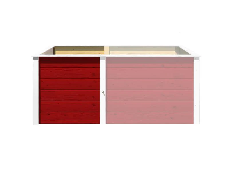 Weka Ergänzungssatz Hochbeet Modular, 21 mm, rot - Image 2