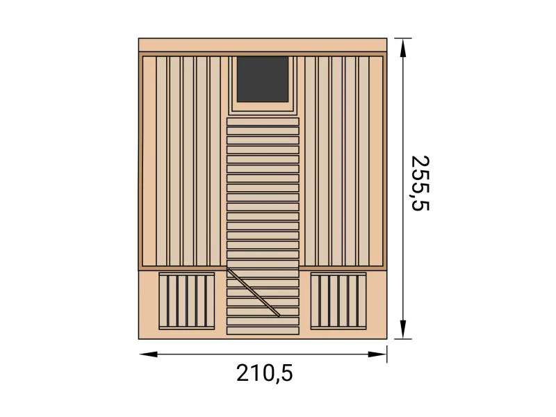 Weka Fasssauna FS 198 im Set mit 9 kW Saunaofen BioS - Image 3