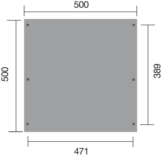 Weka Flachdach-Doppelcarport 616 - Image 3