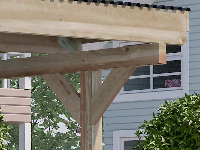 Weka Flachdach-Doppelcarport 616 - Image 4