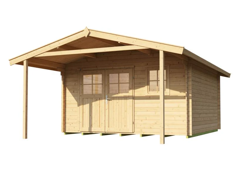 Weka Gartenhaus 111 Gr. 3 Vordach 200 cm - Image 3