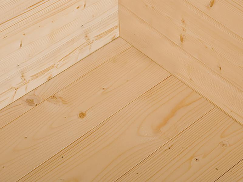 Weka Gartenhaus 122 Gr. 4 in anthrazit mit Fußboden Komplett-Set - Image 4