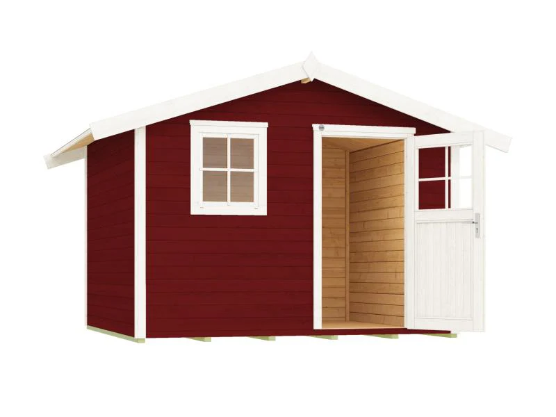 Weka Gartenhaus 123 Gr. 4 schwedenrot - Image 3