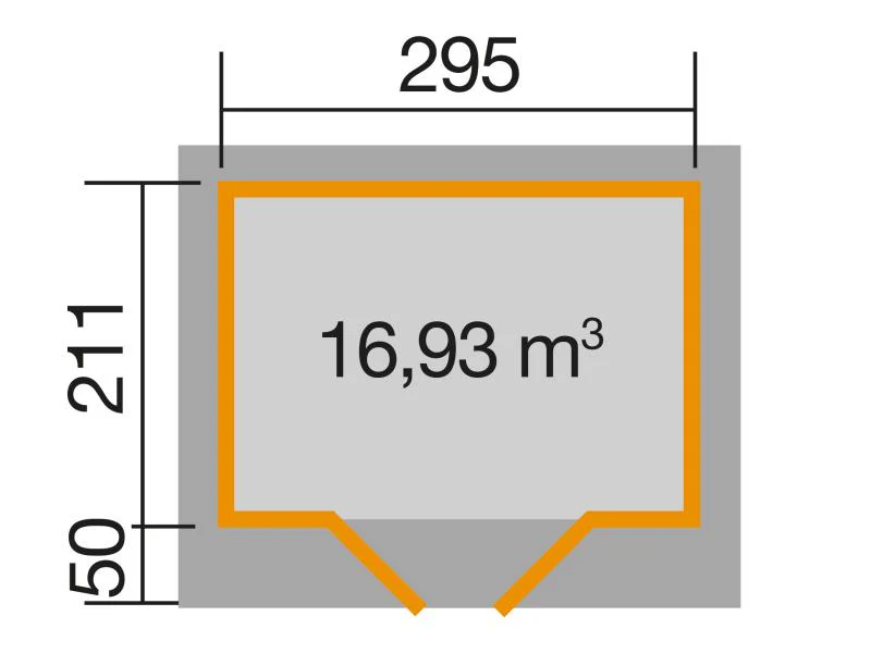 Weka Gartenhaus 126 Gr. 1 anthrazit - Image 3