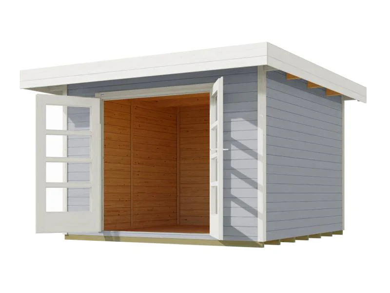 Weka Gartenhaus 126 Plus Gr. 3 in grau - Image 2