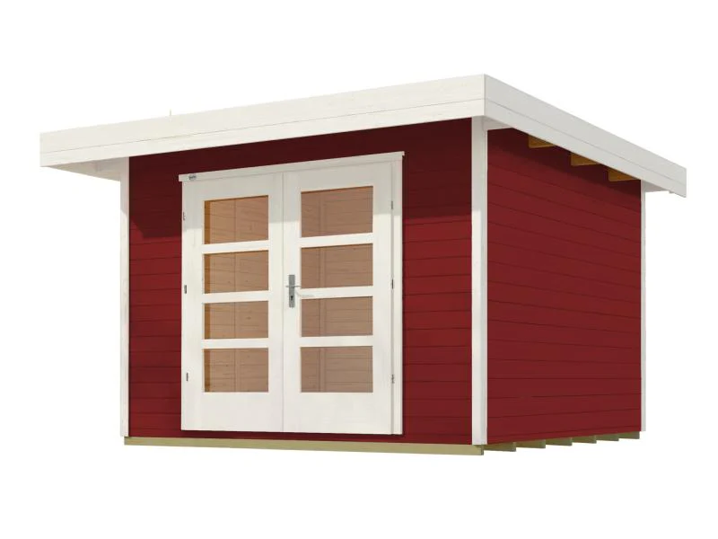 Weka Gartenhaus 126 Plus Gr. 3 in schwedenrot - Image 2