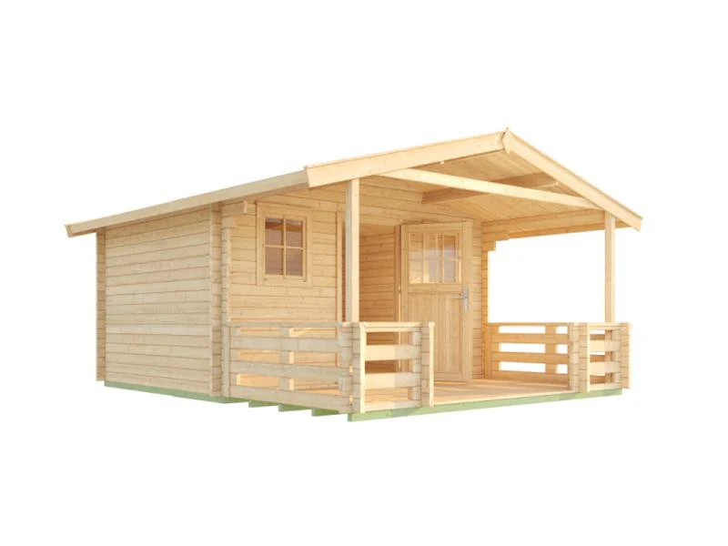 Weka Gartenhaus 135 Gr. 1 mit Vordach und Terrasse - Image 3