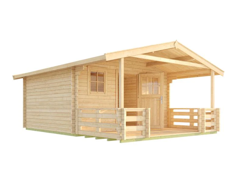 Weka Gartenhaus 135 Gr. 2 mit Vordach und Terrasse - Image 3
